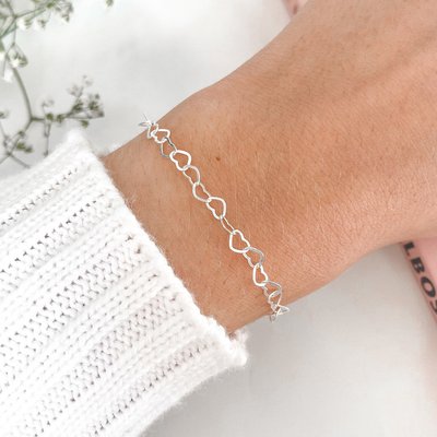 pulseira elo coracao m