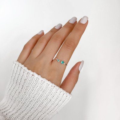 anel regulavel turmalina prata 925