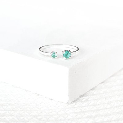 anel regulavel turmalina prata 925