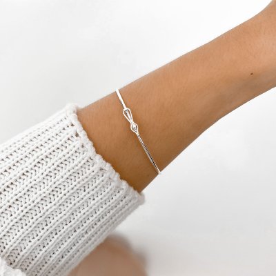 bracelete fio redondo p prata 925 2