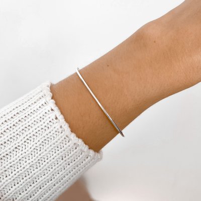 bracelete fio redondo p prata 925 1
