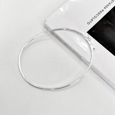 bracelete fio redondo p prata 925