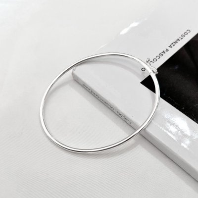 bracelete fio redondo m prata 925