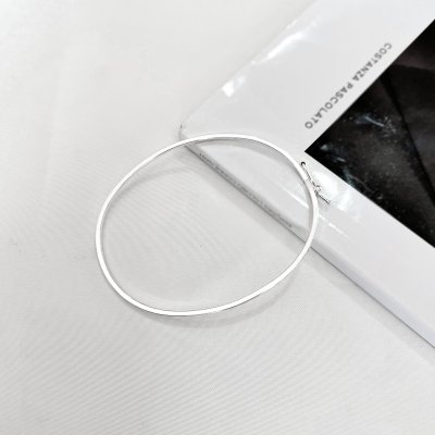 bracelete quadrado fino prata