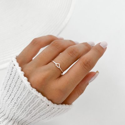 anel coracao prata 3