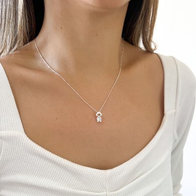 colar filhos menino menina prata 2