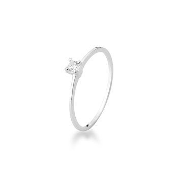 anel solitario basico prata 925 glamour pratas