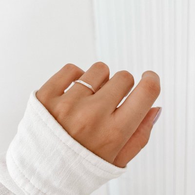 anel retangular cravejado prata 925 glamour pratas 1