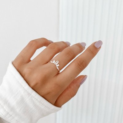 anel coroa zirconias prata 925 glamour pratas 3