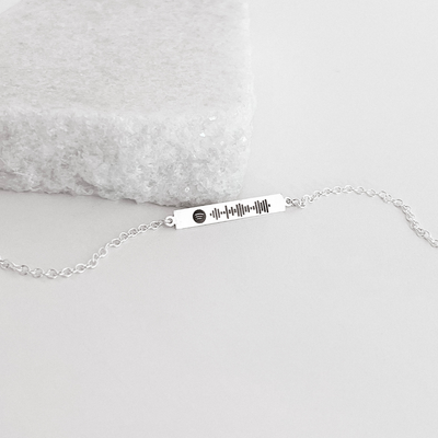 pulseira personalizada musica spotify prata 925 escaneavel codigo glamour pratas 3