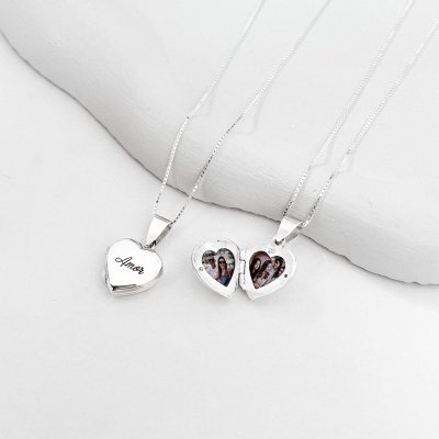 colar relicario coracao com foto personalizado prata 925 glamour pratas 6