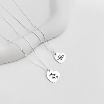 colar coracao personalizado prata 925 glamour pratas 1