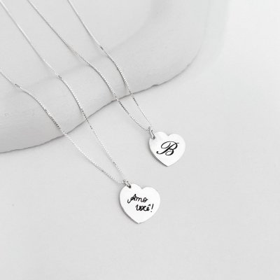 colar coracao personalizado prata 925 glamour pratas 2