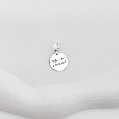 berloque personalizado prata 925 5