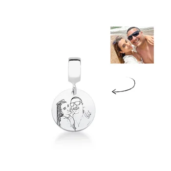 berloque com foto personalizado prata 925 glamour pratas 2