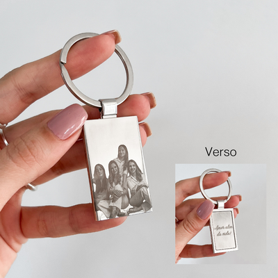 chaveiro personalizado foto frase em aco inox 7