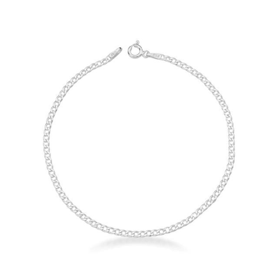 pulseira grumet 2mm masculina prata 925