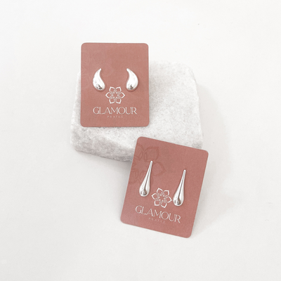 brinco gota puffer prata 925 glamour pratas 3