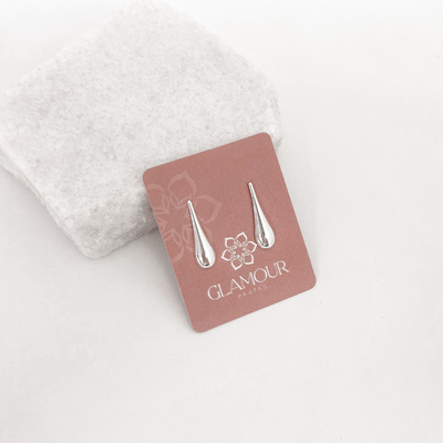 brinco gota puffer fina prata 925 glamour pratas 1