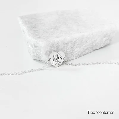 pulseira personalizada foto prata 925 glamour pratas 2