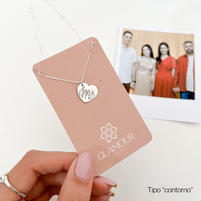 colar coracao personalizado foto prata 925 2