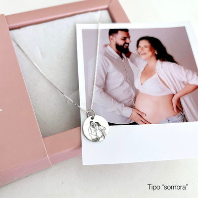 colar personalizado foto medalha m prata 925 glamour pratas4 5