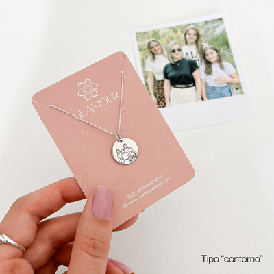 colar personalizado foto medalha m prata 925 glamour pratas4 9