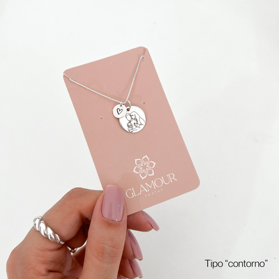 colar personalizado foto medalha m prata 925 glamour pratas4 3