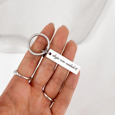 chaveiro personalizado spotify e medalha mini aco inox 3