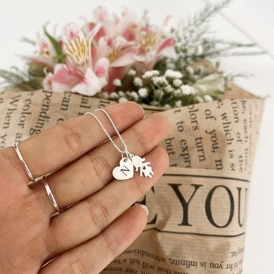 colar filho filha personalizado menino menina prata 925 glamour pratas 2