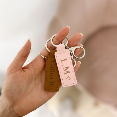 chaveiro de couro personalizado 1