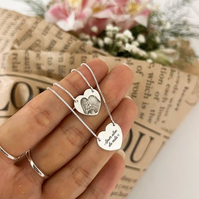 relicario coracao personalizado com foto prata 925 glamour pratas 1