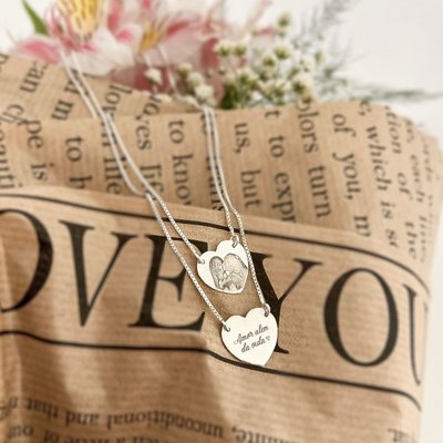 relicario coracao personalizado com foto prata 925 glamour pratas 5