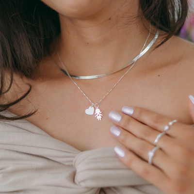 colar filhos menino menina e coracao personalizado prata 925 glamour pratas 1