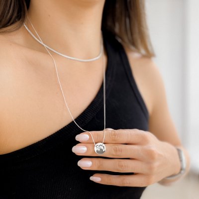 escapulario personalizado masculino feminino prata 925 glamour 1