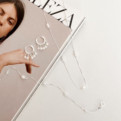 pulseira de prata perolas barrocas glamour pratas 4