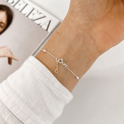 pulseira de prata perolas barrocas glamour pratas