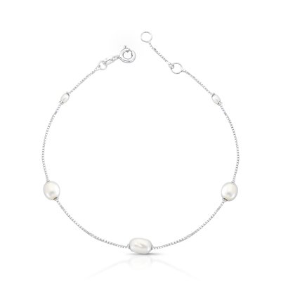 pulseira perolas barrocas prata 925