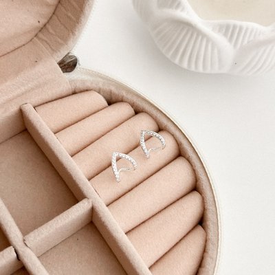 brinco shine geometrico pipa cravejado prata 925 glamour pratas 2