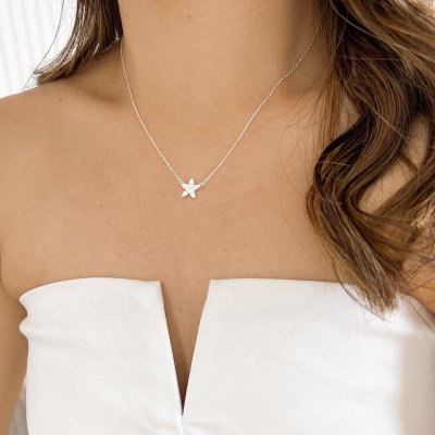 colar pulseira flor petalas cravejadas e lisas prata 925 3