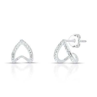 brinco shine cravejado prata 925