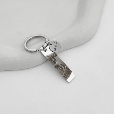 chaveiro plaquinha com olhar aco inoxidavel personalizado 1