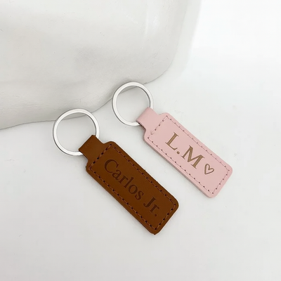 chaveiro couro personalizado