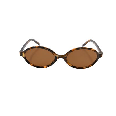 oculos de sol oval capri tartaruga
