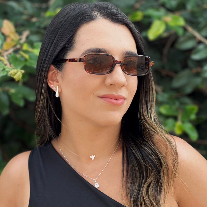 oculos de sol retangular monaco tartaruga 6