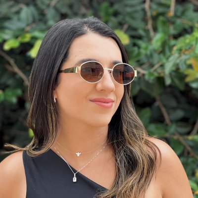 oculos de sol oval siena marrom 6