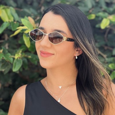 oculos de sol geometrico ibiza marrom 5